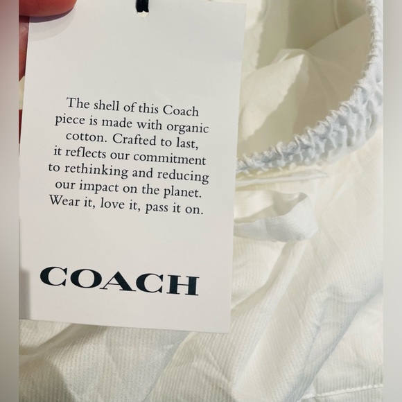 NWT Coach Broderie Anglaise Long Skirt In Organic Cotton - Picture 8 of 10